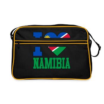 Namibia - Retro Bag - black/gold - Front