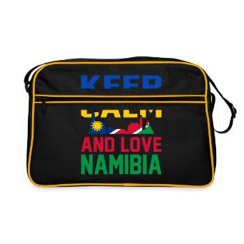 Namibia - Retro Bag - black/gold - Front