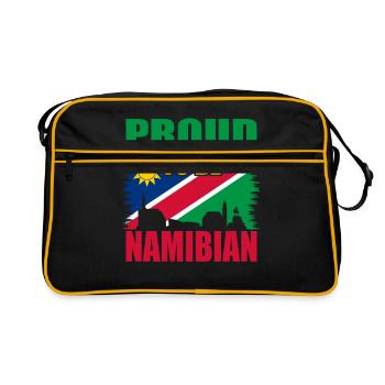 Namibia - Retro Bag - black/gold - Front