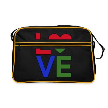 Gambia - Retro Bag - black/gold - Front