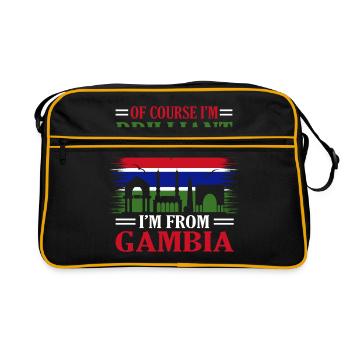 Gambia - Retro Bag - black/gold - Front