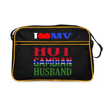 Gambia - Retro Bag - black/gold - Front