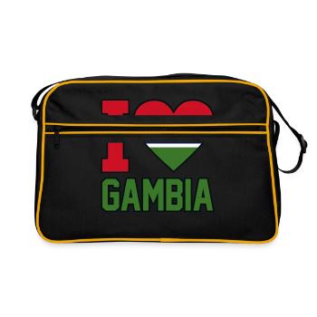 Gambia - Retro Bag - black/gold - Front