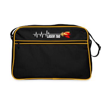 Laser Tag - Sac Retro - noir/or - Devant