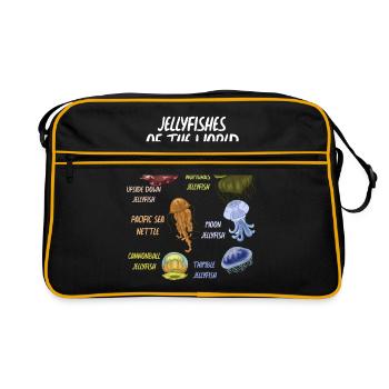 Méduse - Sac Retro - noir/or - Devant