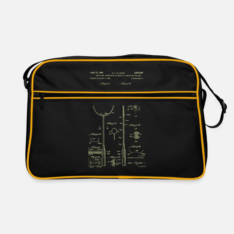 Drôle de pickleball Badminton Badminton Badminton Sac Retro