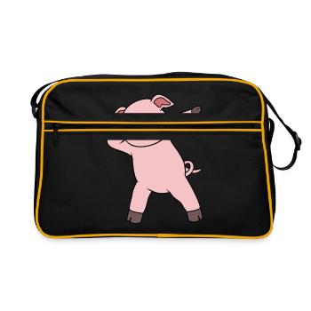 Dabing cochon - Sac Retro - noir/or - Devant