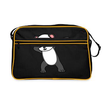 Panda - Sac Retro - noir/or - Devant
