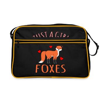 Renard - Sac Retro - noir/or - Devant