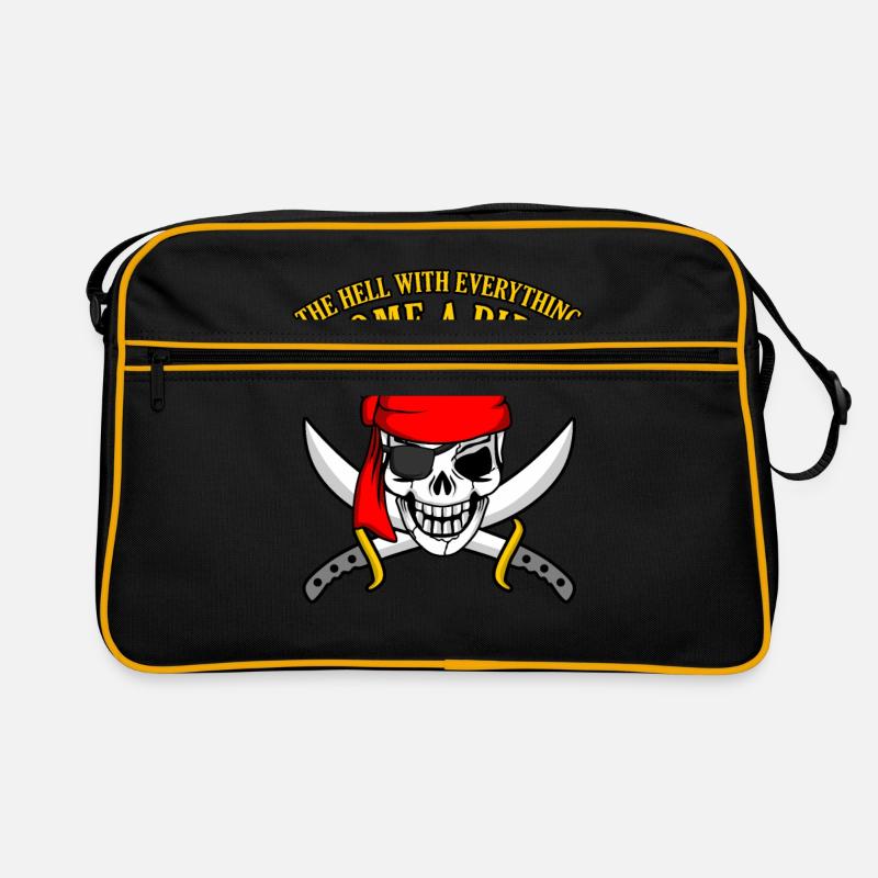 Pirate - Retro Bag - black/gold