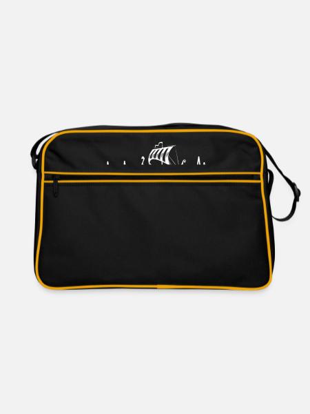 Viking - Retro Bag - black/gold