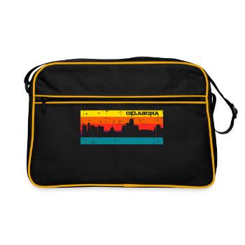 Oklahoma City - Retro Bag - black/gold - Front
