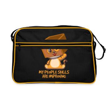 Tigre - Sac Retro - noir/or - Devant