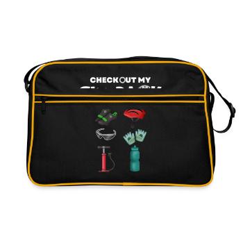Cycling cycling - Retro Bag - black/gold - Front