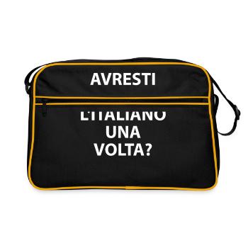 Italien - Sac Retro - noir/or - Devant