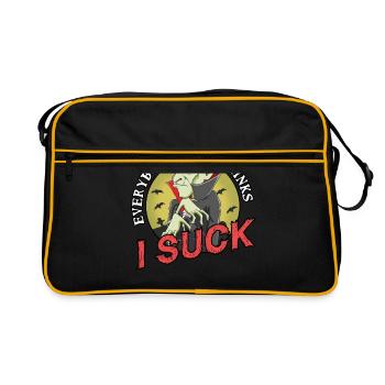 Humour - Sac Retro - noir/or - Devant