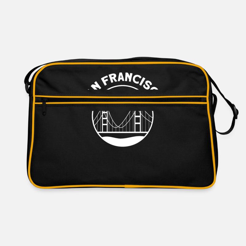 San Francisco Golden Gate Brücke Retro Tasche