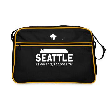 Seattle - Sac Retro - noir/or - Devant