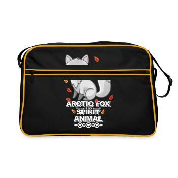 Renard polaire - Sac Retro - noir/or - Devant