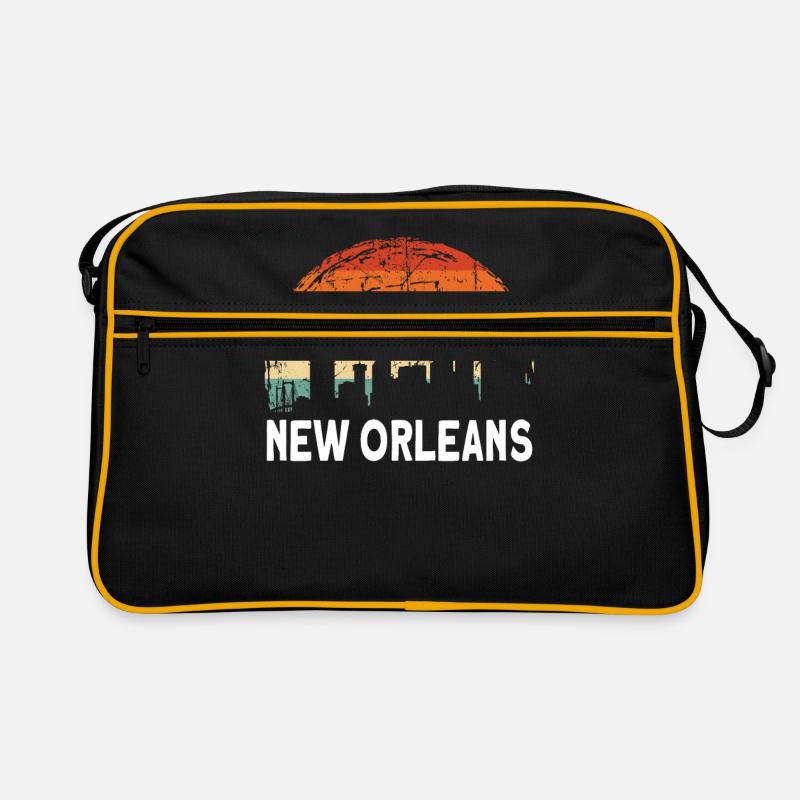 Coucher de soleil à la Nouvelle-Orléans Sac Retro