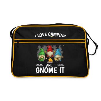 Camping - Sac Retro - noir/or - Devant