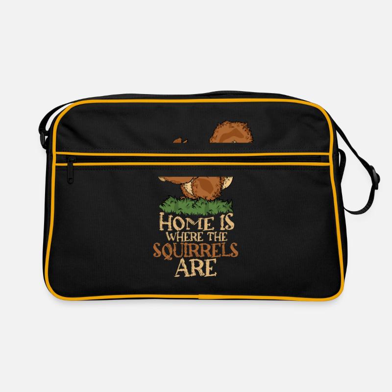 Eichhörnchen Liebhaber Geschenk Frau Eichhörnchen Retro Tasche