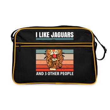 Jaguar - Retro Bag - black/gold - Front