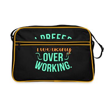 Travail de twerking - Sac Retro - noir/or - Devant