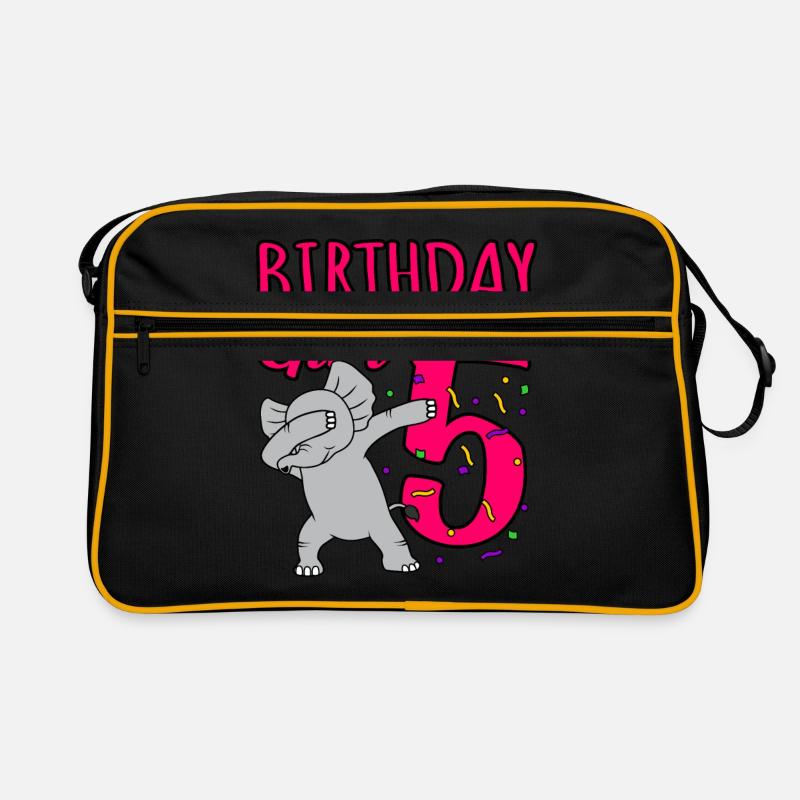 5th birthday Retro Bag