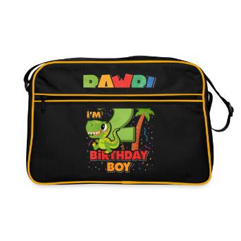 2ème anniversaire - Sac Retro - noir/or - Devant