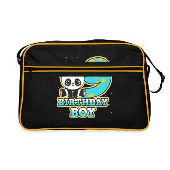 Birthday 9 - Retro Bag - black/gold - Front