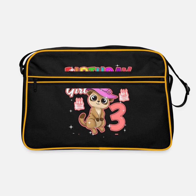 Geburtstag 3 Retro Tasche