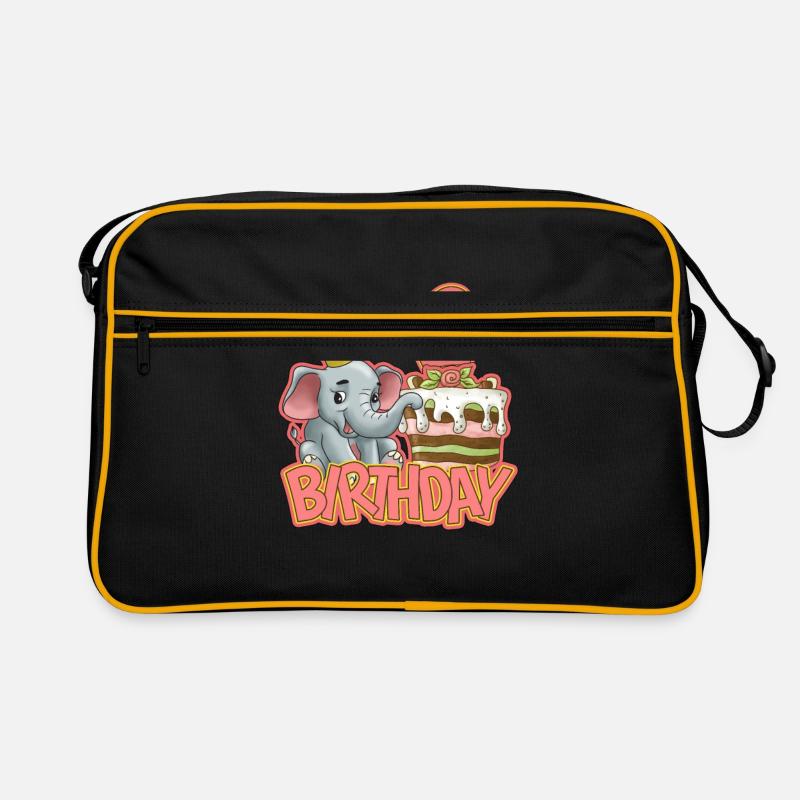 Geburtstag 2 Retro Tasche