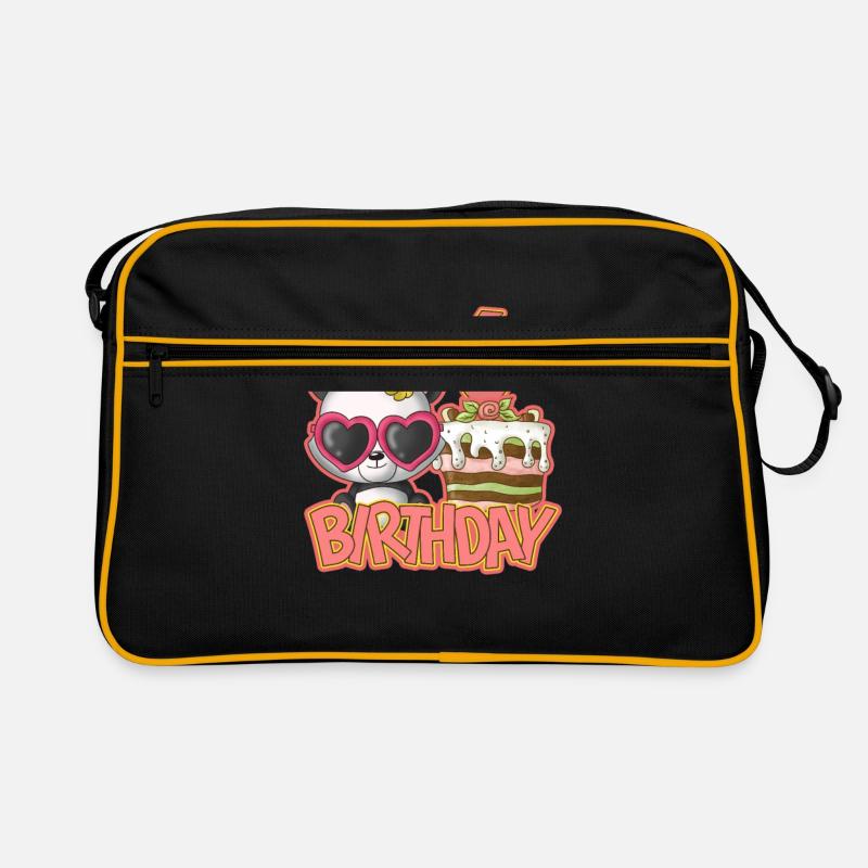 Geburtstag 6 Retro Tasche