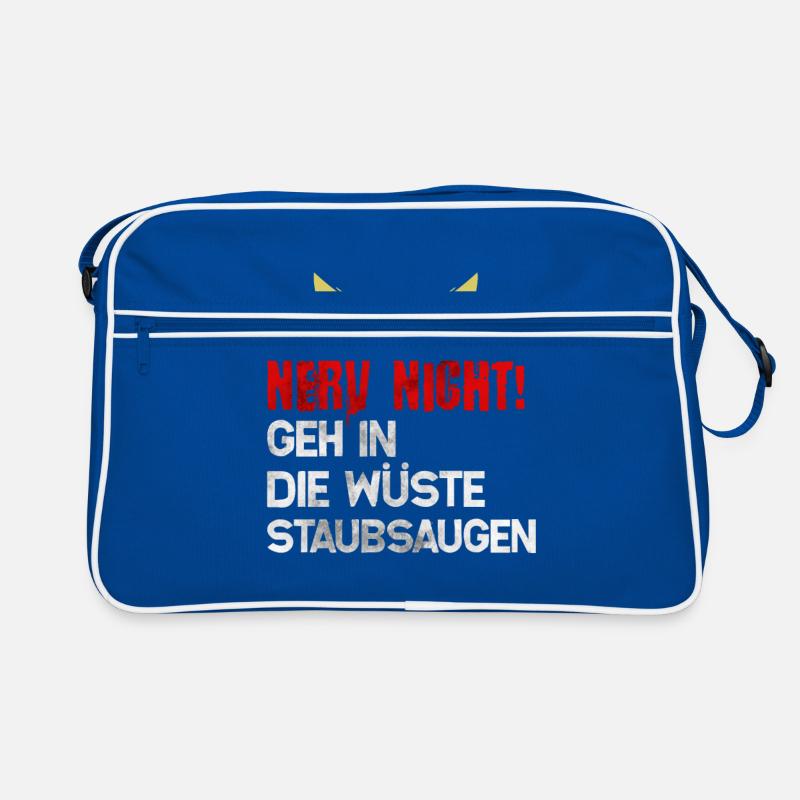 Lustiger Spruch Retro Tasche