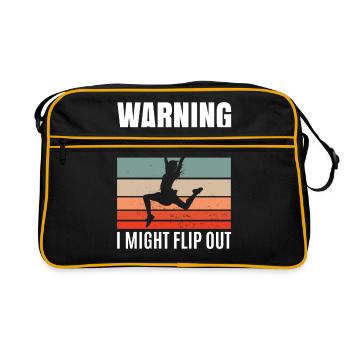 Cheerleading - Sac Retro - noir/or - Devant