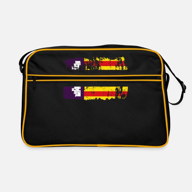 Mallorca spain flags gift Retro Bag