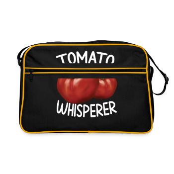 Cadeau Tomato Whisperer - Sac Retro - noir/or - Devant