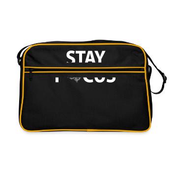 Focus Brain Gift - Sac Retro - noir/or - Devant