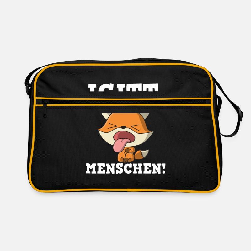 Igitt Menschen Retro Tasche