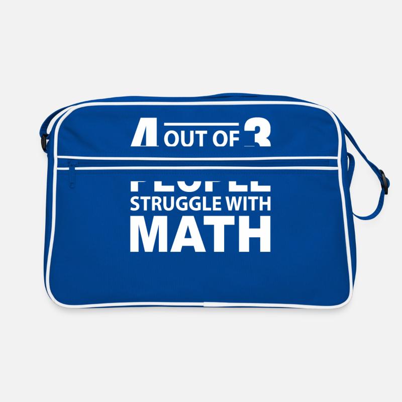 Lustiges Mathe kampf geschenk Retro Tasche