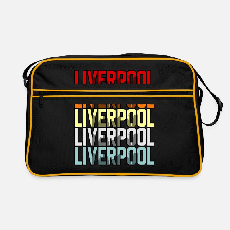 Liverpool uk flags gift Retro Bag