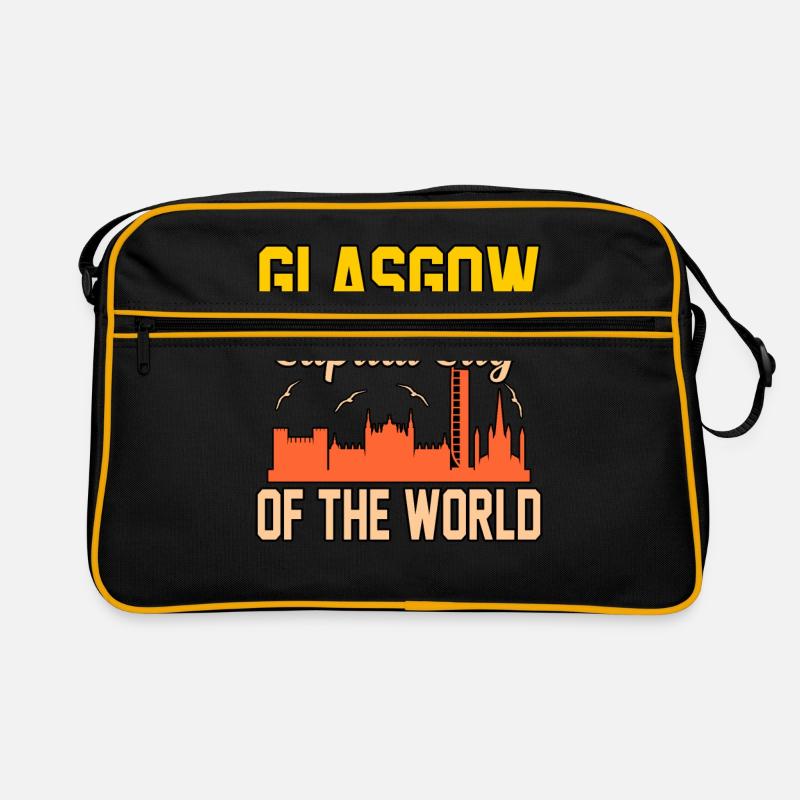 Cadeau de la capitale Glasgow Sac Retro