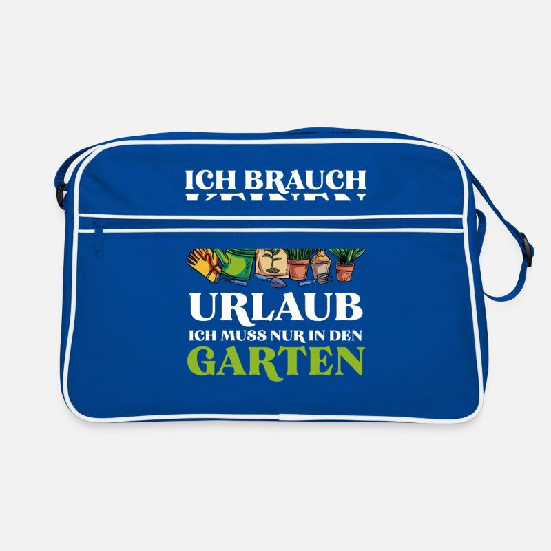 Garten Urlaub Retro Tasche