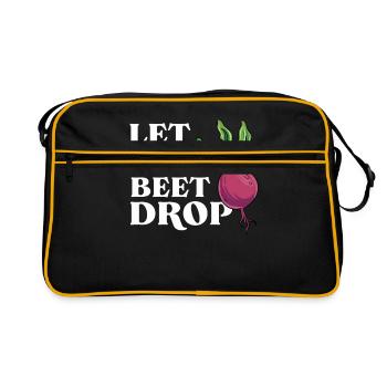 Meine Komfortzone Garten Gartenarbeit - Retro Tasche - Schwarz/Gold - Vorne