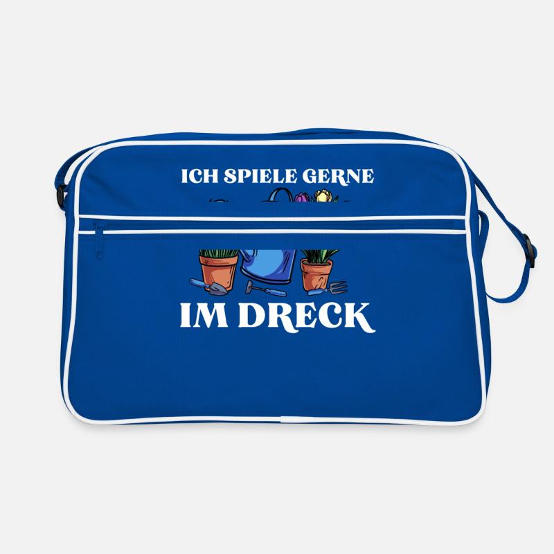 Ich Spiele Gerne Im Dreck Retro Tasche