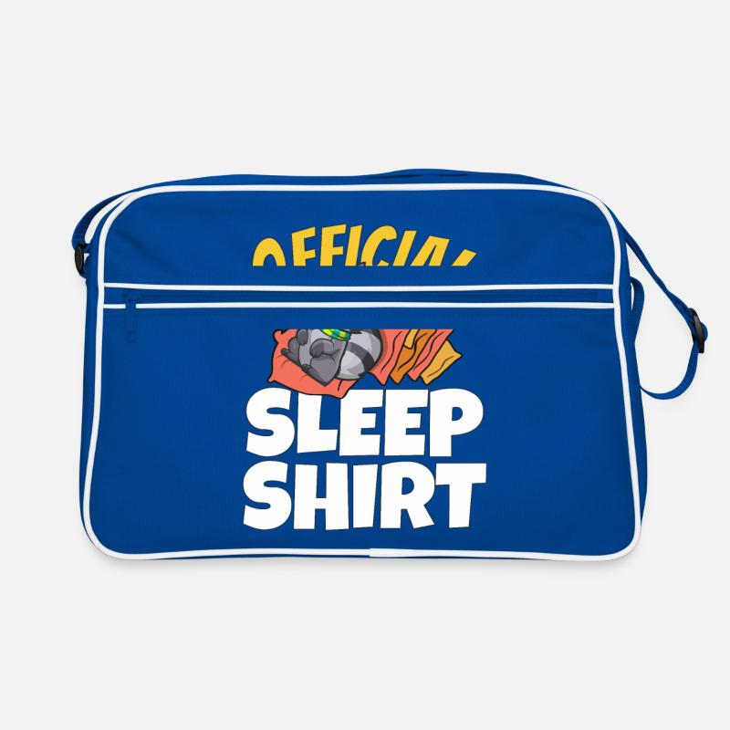 Süßes Schlaf waschbär geschenk Retro Tasche