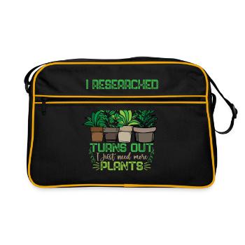 Plantes en pot Cadeau Femmes Fleuriste Plantes - Sac Retro - noir/or - Devant