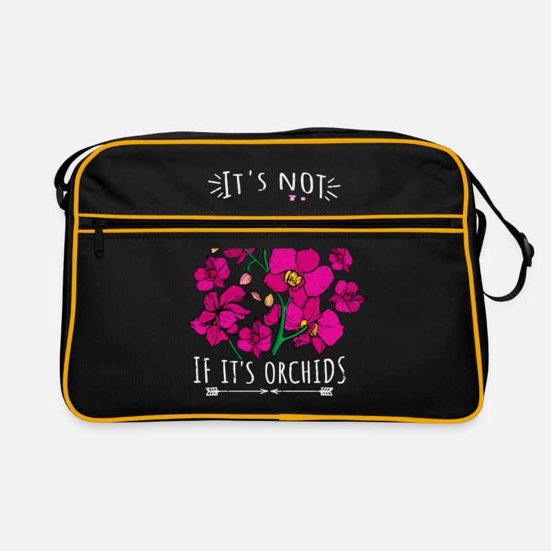 Orchidée Idée cadeau Femmes Fleuriste Orchidée Sac Retro