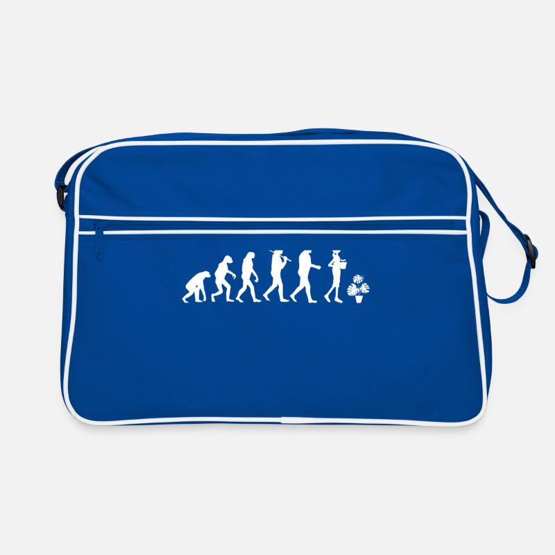 Evolutionsgeschenk Pflanzen Retro Tasche